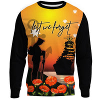 Polynesian Pride Clothing - Anzac Day Navy Soldier.Sweatshirt - Polynesian Pride