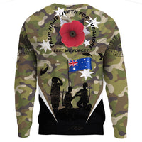 Polynesian Pride Clothing - Anzac Day Their Name Liveth For Evermore.Sweatshirt - Polynesian Pride