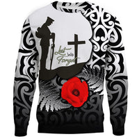 Polynesian Pride Clothing - Anzac Day Poppy Remembrance.Sweatshirt - Polynesian Pride