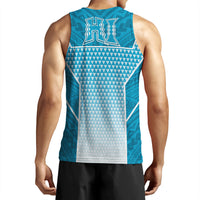 Polynesian Pride Tank Top - Personalized Kakau Hawaii Polynesian Blue Gradient Tank Top LT10 - Polynesian Pride