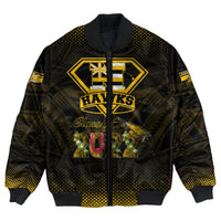 Polynesian Pride Jacket - Personalized Hawaii Class Of Nanakuli Golden Hawks Bomber Jacket LT10 Unisex Black - Polynesian Pride