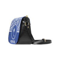 Chuuk States Classic Saddle Bag - Blue Version - Polynesian Pride