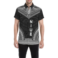 Niue Polynesian Chief Shirt - Black Version - Polynesian Pride