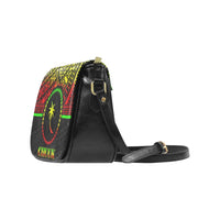 Chuuk States Classic Saddle Bag - Reggae Color Version - Polynesian Pride