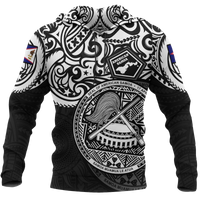 American Samoa Hoodie National Pride (White) Unisex WHITE - Polynesian Pride