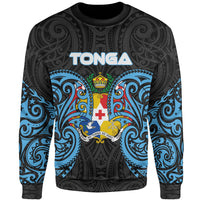 Tonga Polynesian Sweater - Spirit Style Blue Unisex Blue - Polynesian Pride