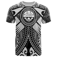 FSM T Shirt White Seal with Polynesian Tattoo Unisex Art - Polynesian Pride