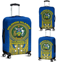 Solomon Islands Independence Anniversary 44th Years Luggage Covers - LT12 Blue - Polynesian Pride