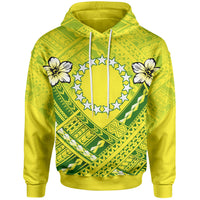Cook Islands Polynesian Hoodie Flag Camisole Hibiscus Style - Polynesian Pride