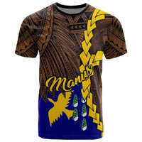 Papua New Guinea Manus Province Polynesian T Shirt Tribal Wave Tattoo Unisex Blue - Polynesian Pride