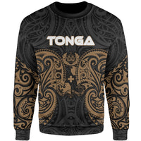 Tonga Polynesian Sweater - Spirit Style Gold Unisex Gold - Polynesian Pride