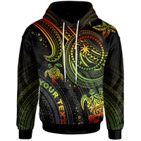 Chuuk Custom Hoodie Reggae Turtle Unisex Reggae - Polynesian Pride