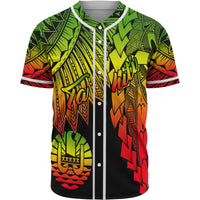 Tahiti Polynesian Baseball Shirt - Tribal Wave Tattoo Reggae Unisex Reggae - Polynesian Pride
