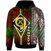 Vanuatu Hoodie Custom Vanuatu Independence Anniversary Flag Style Polynesian Patterns Hoodie LT10 - Polynesian Pride