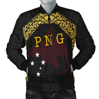Papua New Guinea Men's Bomber Jacket - Erudite Eye - Polynesian Pride