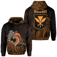 Polynesian Warrior Helmet Kanaka Maoli Hawaii Hoodie Unisex Black - Polynesian Pride