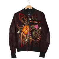 Cook Islands Polynesian Personalised Men's Bomber Jacket - Legend of Cook Islands (Red) - Polynesian Pride