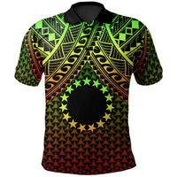 Polynesian Cook Islands Polo Shirt Reggae Vintage Polynesian Patterns Unisex Reggae - Polynesian Pride