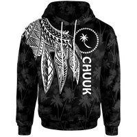 Chuuk Hoodie Polynesian Wings (Turquoise) Unisex Turquoise - Polynesian Pride