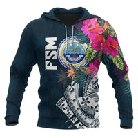 Federated States of Micronesia Hoodie Summer Vibes Unisex Blue - Polynesian Pride