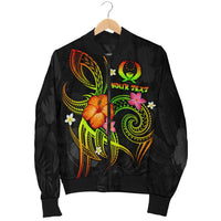 Pohnpei Polynesian Personalised Men's Bomber Jacket - Legend of Pohnpei (Reggae) - Polynesian Pride