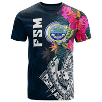 Federated States of Micronesia T Shirt Summer Vibes Unisex Blue - Polynesian Pride