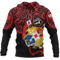 Tonga Hoodie Tongan Pride Unisex RED - Polynesian Pride