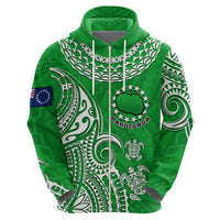 Custom Rarotonga Cook Islands Polynesian Turtle Art Hoodie LT14 - Polynesian Pride