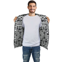 Pattern Polynesian Inside Print Zip Hoodie - Polynesian Pride