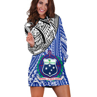 (Custom Personalised) Samoa Hoodie Dress Samoan Pattern Newest LT13 - Polynesian Pride
