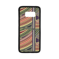 Polynesian 04 Rubber Phone Case One Size Samsung Galaxy S8 Black - White - Polynesian Pride