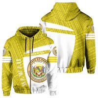Hawaii Polynesian Sport Zipper Hoodie Yellow Premium Style Unisex Yellow - Polynesian Pride