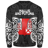 Wallis and Futuna Polynesian Custom Personalised Sweater - Spirit Style White - Polynesian Pride