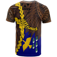 Papua New Guinea Manus Province Polynesian Custom T Shirt Tribal Wave Tattoo - Polynesian Pride