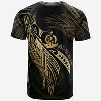 Vanuatu Polynesian T Shirt Vanuatuan Legend Gold Version - Polynesian Pride