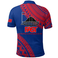 F.A.S.T Samoa Polo Shirt Samoan Pattern LT12 - Polynesian Pride