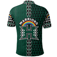 Hawaii Rainbow Warriors Football 2021 Polo Shirt LT20 - Polynesian Pride