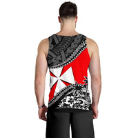 Wallis and Futuna Men Tank Top Fall In The Wave - Polynesian Pride
