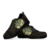 Kosrae State Sneakers - Polynesian Gold Patterns Collection - Polynesian Pride