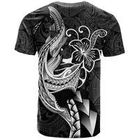 (Custom Personalised) Polynesian Shark Tattoo Hawaii Tribal T-Shirt Kid - LT12 - Polynesian Pride