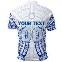 Custom Cook Islands Palmerston Polo Shirt Tribal Pattern LT12 - Polynesian Pride