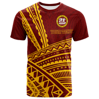 Custom Tafuna High School American Samoa Pride T Shirt LT12 Unisex Red - Polynesian Pride