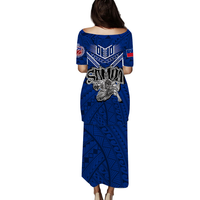 Toa Samoa Rugby Puletasi Dress - Samoan Warrior Pride - LT12 - Polynesian Pride