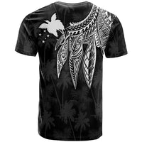 Papua New Guinea T Shirt Polynesian Wings (White) - Polynesian Pride