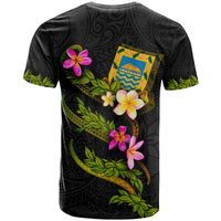 Tuvalu Polynesian T Shirt Plumeria Tribal - Polynesian Pride