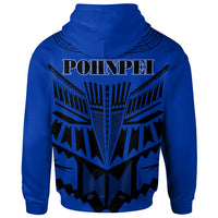 Pohnpei All Over Hoodie Micronesian Tattoo Design - Polynesian Pride