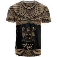 Fiji Polynesian Custom T Shirt Fijian Pride Gold Version - Polynesian Pride