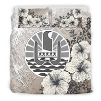 French Polynesia Bedding Set - Vintage Luxury Floral Style - Polynesian Pride