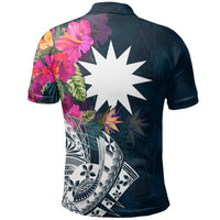 Nauru Polo Shirt Summer Vibes - Polynesian Pride