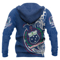 Samoa Polynesian Lion All Over Hoodie - Polynesian Pride